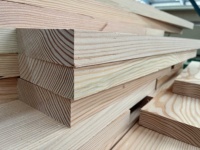 Madera Laminada Encolada de Alta Resistencia Quacent, Abeto Douglas/Abeto Rojo, con Revestimiento Decorativo para Techos/Trusses/Postes/Vigas