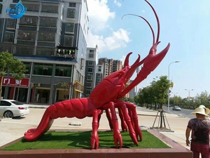 Estatua Animada de Animales Marinos de Fibra de Vidrio, Cangrejo, Langosta, Súper Gigante, Realista, Vívida, de Dibujos Animados, para Exteriores, Estatua de Resina - Product Image 4