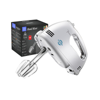 Portable Mélangeur À Main Électrique Ménage En Plastique Triangle Mini Auto Rotation Batteur À Oeufs Fouet