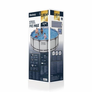 5618W para el conjunto de <span class=keywords><strong>piscina</strong></span> elevada <span class=keywords><strong>Steel</strong></span> <span class=keywords><strong>Pro</strong></span> <span class=keywords><strong>MAX</strong></span> Family, <span class=keywords><strong>redonda</strong></span>, de 3.96 m x 1.22 m, para patio trasero - Product Image 6