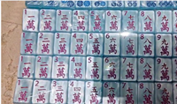 Jeu de Mahjong Américain en Plastique Effet Marbre-Perle Premium, Tuiles Personnalisées à Motif Papillon et Fleurs, Durable et Écologique, Marque CXSL