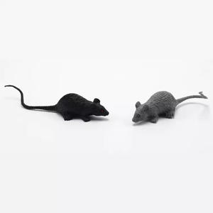 Mini ratón de plástico broma miedo Halloween gato juguete divertido suministros para mascotas - Product Image 3