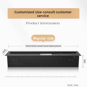 Chimenea de Vapor Atomizada 3D Personalizada de 1.5, Núcleo de Chimenea Integrado, Decoración con Simulación de Llama, Inteligente para Sala de Estar de Villa - Product Image 5