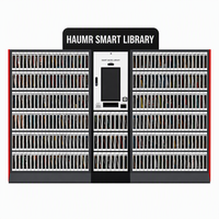 Borne de distribution de livres HAUMR Smart Library avec protocole SIP2, entretien à distance et verrouillage antivol pour gares de métro