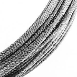 Câble métallique d'avion 3x7 7x9 7x19 noyau de brin en acier inoxydable 1/16 1.5mm 304 328FT longueur coupe personnalisée finition brillante - Product Image 6