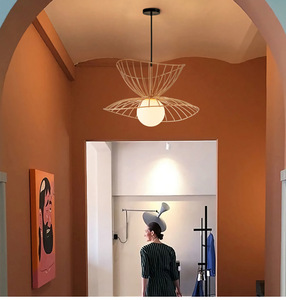 <span class=keywords><strong>Lampadario</strong></span> Simig Lighting a Forma di <span class=keywords><strong>Cappello</strong></span> di Paglia <span class=keywords><strong>per</strong></span> Soggiorno, Sala da Pranzo, Camera da Letto, Corridoio e Balcone - Product Image 4