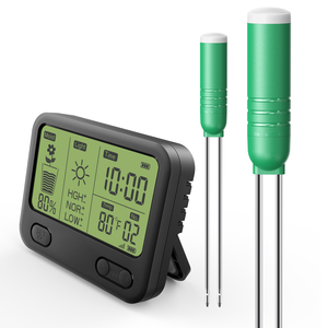 식물 4in1 수분 측정기 200ft RF 무선 테스터 수분 토양 양분 지구 저항성 방수 4-in-1 토양 테스터 - Product Image 1