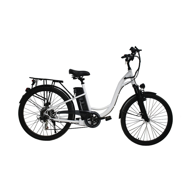 High Quality 26-Inch Electric City Bike for Adults Integrated Lithium Battery Electronic Digital Features Aluminum Alloy Frame