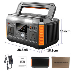 JiQi Portable Power Station 600W Outdoor Energy <b>Storage</b> With Solar Charging For <b>Camping</b> And Mobile Office Use - Product Image 4