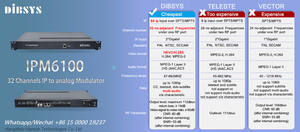 Decodificador de vídeo IPM6100 32 en 1 MPEG2 H.264 H.265 UDP RTP IP NTSC RF Modulador analógico Subtítulo cerrado para sistemas de TV sudamericanos - Product Image 6