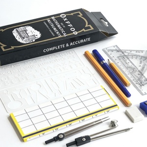 Modèles à succès en promotion : Trousse de papeterie de mathématiques Oxford en boîte métallique, ensemble de 14 pièces pour les élèves - Product Image 2