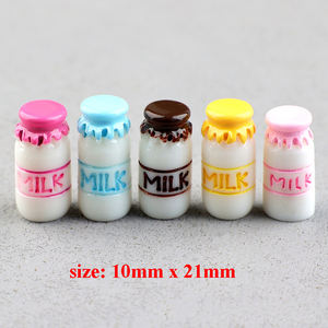 จี้ทรงเสน่ห์ทำจากเรซินขวดนมปลอม3D น่ารักสำหรับตกแต่งพวงกุญแจ - Product Image 3