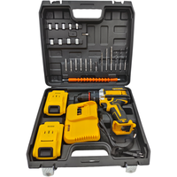 Ensemble de perceuse-visseuse sans fil mini électrique 21V Li-ion 1.5Ah Batterie Vitesse variable Qualité industrielle 35Nm Couple maximal OEM