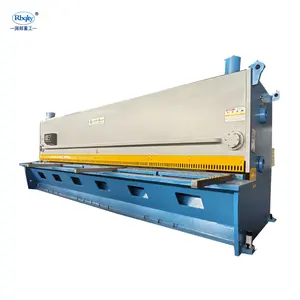 QC11K 10*6000 E21S CNC Machine de cisaillement de tôle en acier inoxydable Machine de cisaillement hydraulique de tôle