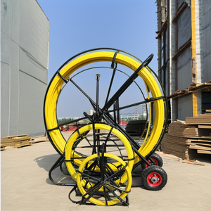 Glasvezel elektrische kabelgootroede 12mm diameter 300m PP gecoate trekdraad voor elektriciënstools - Product Image 6