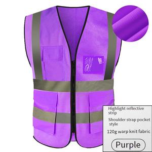<span class=keywords><strong>Chaleco</strong></span> <span class=keywords><strong>de</strong></span> Seguridad <span class=keywords><strong>de</strong></span> Alta Visibilidad Personalizado con Logotipo para Hombre, con Bolsillos, Cremallera, Tiras Reflectantes, Color <span class=keywords><strong>Azul</strong></span> <span class=keywords><strong>Marino</strong></span> y Verde Reflectante - Product Image 2