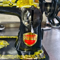 Machine à coudre domestique JUKKY JA2-1, alimentation manuelle, point plat, chaîne, tête simple, état neuf, très demandée sur le marché ghanéen