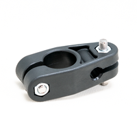Support de cymbale droit professionnel noir UNLOCKDRUM, lot de 2, tube de 10 mm avec kit de fixation de cymbale