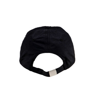 Casquette de baseball en taslon de qualité supérieure, imperméable, noire, style décontracté chic, vente en gros - Product Image 3