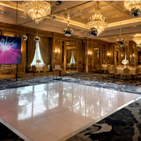 Sistema de Baldosas Portátiles para Decoración de Pistas de Baile de Boda