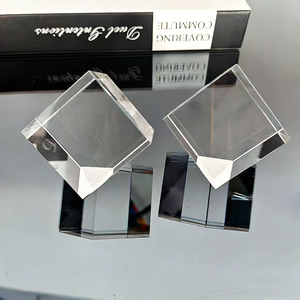 PUJIANG - <span class=keywords><strong>Cubo</strong></span> de Cristal Transparente K9 de Alta Calidad para Grabado Láser 3D, Venta al por Mayor - Product Image 3