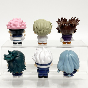 Nouvelles figurines d'anime Kugisaki Nobara Satoru Gojo, 6 pièces/ensemble, personnage de dessin animé, modèle de jouet artisanal écologique en PE - Product Image 3