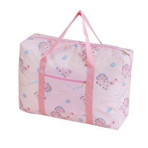 Cartoon Travel Storage Bag Strawberry <b>Cat</b> FUFU Rabbit Soft Handle Portable Packing Organizing Bag <b>for</b> Home Travel - Product Image 4