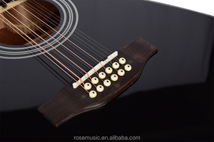 กีตาร์โปร่งไฟฟ้า 12 สาย รุ่น KAYSEN K-AG12 <span class=keywords><strong>Dreadnought</strong></span> สีดำ - Product Image 4