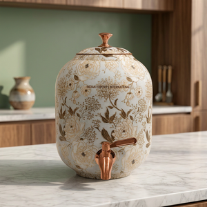 Dispensador de Agua de Cobre Premium con Diseño Floral, Dispensador de Agua de Cobre Premium con Diseño Floral, mayorista de dispensadores de cobre - Product Image 1