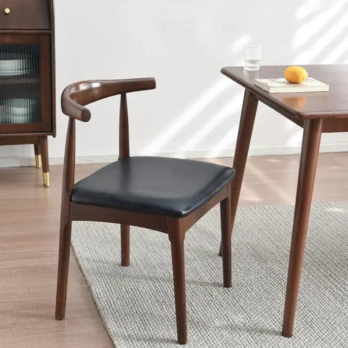 Sillas de madera de roble macizo de diseño italiano, muebles de comedor, silla de comedor moderna