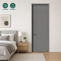 Panneau décoratif en mélamine haut de gamme, écologique, résistant à l'humidité et durable, porte intérieure en mélamine pour la maison et l'appartement