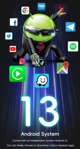 Módulo Carplay Inalámbrico Android Auto con <span class=keywords><strong>2</strong></span> GB de RAM, 32 GB de ROM, Wifi, Android 13, Adaptador para Netflix y <span class=keywords><strong>YouTube</strong></span>, Caja Carplay con IA - Product Image 3