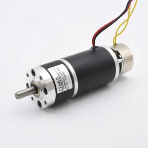 D45mm gearmotor 12v 24v 150 kg.cm 5kgcm 2nm 250 rpm 20 rpm 60rpm 20watt 40 watt brushed dc planetary gear motor with encoder