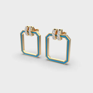 Diamond <b>Stud</b> <b>Earrings</b> in 925 Sterling <b>Silver</b> Elegant Designer Fine Jewelry for Bridal Wedding Anniversary Everyday Wear - Product Image 5