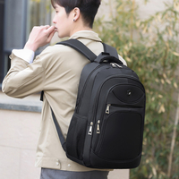 Mochila para Portátil con Múltiples Compartimentos, Interfaz de Carga, Resistente al Desgaste, con USB