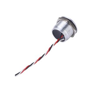 Interruptor de sensor infrarrojo impermeable IP68 cabeza plana momentánea Metal 19mm interruptor piezoeléctrico con anillo de 12V Led iluminado - Product Image 3