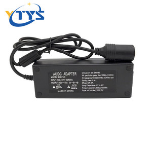 Adaptateur de tension pour allume-cigare de voiture <span class=keywords><strong>12V</strong></span> 10A avec prise US/EU, convertisseur de puissance 2A-8A - Product Image 2