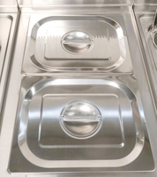 Ustensiles de cuisine en acier inoxydable, chauffe-plat électrique, bain, marie, Buffet, soupe chaude, chauffe-aliments