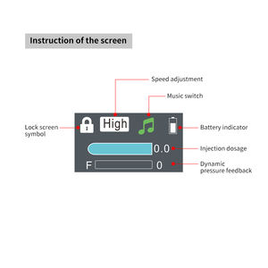 麻酔ペン歯科注射器ワイヤレス局所麻酔注射器ペン臨床製品 - Product Image 3