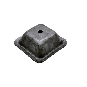 Stacking Scaffold Iron Foot Cap Pipe Insertion Heavy Duty Shelf Support Base Black - Product Image 1