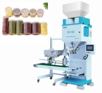 Machine de remplissage semi-automatique DCS-10ZD2 pour sachets en plastique/papier de 1 kg, 2 kg, 5 kg, pour aliments (haricots, lentilles, pois chiches, millet)