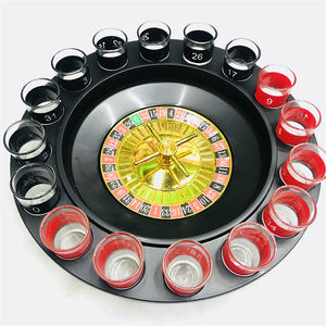<span class=keywords><strong>Roulette</strong></span> à boire pour adultes, jeu de fête amusant avec 16 verres à shot - Product Image 1
