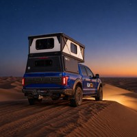 Huntoo – Nouvelle coque de camping rigide personnalisée pour pick-up, pliable en aluminium, idéale pour les voyages tout-terrain mondiaux