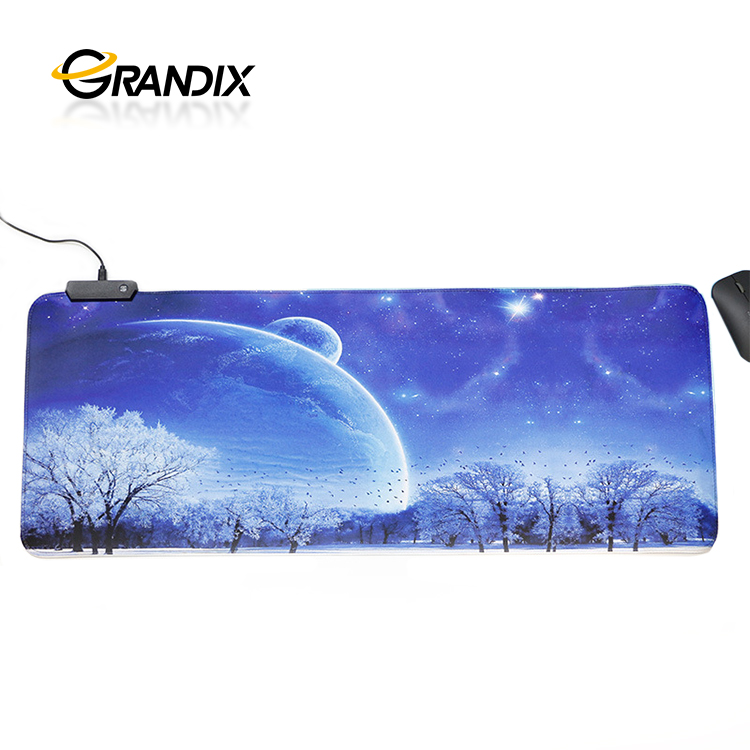 Компьютерная игровая клавиатура с удлиненной подсветкой 800X300, большие пользовательские светодиодные игровые коврики для мыши