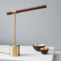 Lampe de table flexible en métal, design nordique moderne et luxueux, simple, pour chambre à coucher, chevet, salon