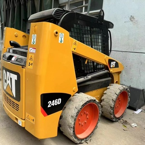 Chargeuse compacte d'occasion japonaise à bas prix Cat246d, mini-chargeuse sur pneus Cat 246d 249D3 246C au meilleur prix à vendre - Product Image 2