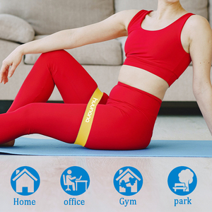 Ensemble de bandes de résistance TPE, tube de fitness pour les fessiers et les jambes, avec design personnalisé OEM - Product Image 6