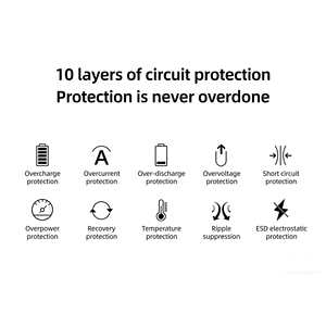 Batterie externe portable en promotion avec lumière LED et affichage numérique, 27000 mAh, charge rapide 66W, source d'alimentation d'urgence pour camping en extérieur - Product Image 6