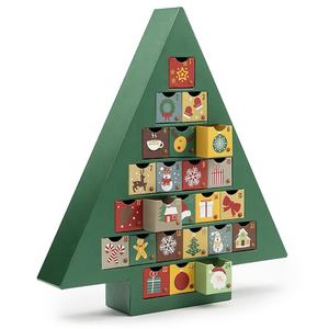 Aimé par les enfants Cadeau <span class=keywords><strong>de</strong></span> Noë<span class=keywords><strong>l</strong></span> Boîte en papier rigide Impression couleur personnalisée <span class=keywords><strong>Calendrier</strong></span> <span class=keywords><strong>de</strong></span> <span class=keywords><strong>l</strong></span>'<span class=keywords><strong>avent</strong></span> Boîte surprise pour bonbons au chocolat - Product Image 6