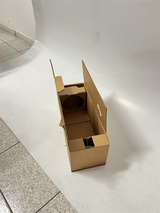 Boîtes de papier ondulé brun avec logo personnalisé de vente directe d'usine fabriquées en Italie avec un emballage de qualité supérieure - Product Image 4